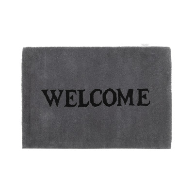 Welcome mörkgrå - dörrmatta