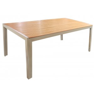 Las Vegas matbord 205x90cm - Beige - Gardeney