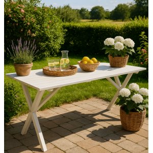 Matbord Scottsdale - 190 cm | Vitmålat